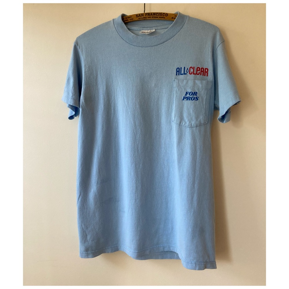 Vintage 80s ‘for the pro, ALL CLEAR, pool&spa chemicals.’